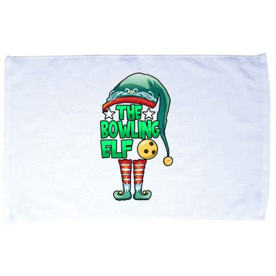 Christmas The Bowling Elf Costume Bowlers Bowling Strike Microfiber Hand Towel