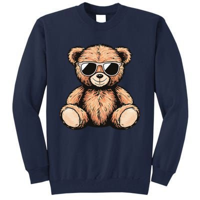 Cool Teddy Bear Casual Cute Funny Graphic Tall Sweatshirt