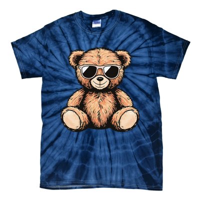 Cool Teddy Bear Casual Cute Funny Graphic Tie-Dye T-Shirt