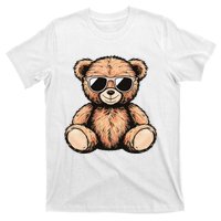 Cool Teddy Bear Casual Cute Funny Graphic T-Shirt