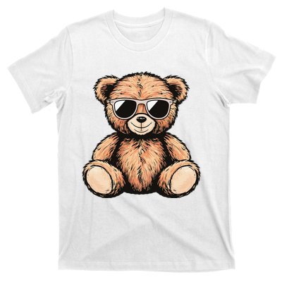 Cool Teddy Bear Casual Cute Funny Graphic T-Shirt