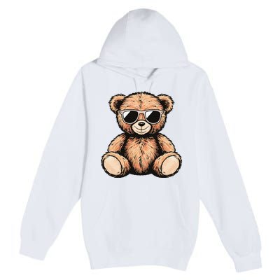 Cool Teddy Bear Casual Cute Funny Graphic Premium Pullover Hoodie