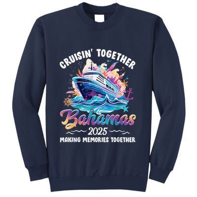 Cruisin Together Bahamas Vacation Beach 2025 Memories Squad Sweatshirt