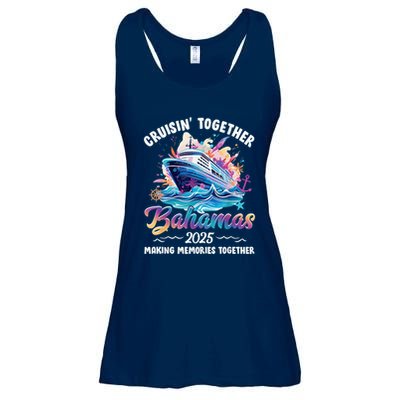 Cruisin Together Bahamas Vacation Beach 2025 Memories Squad Ladies Essential Flowy Tank