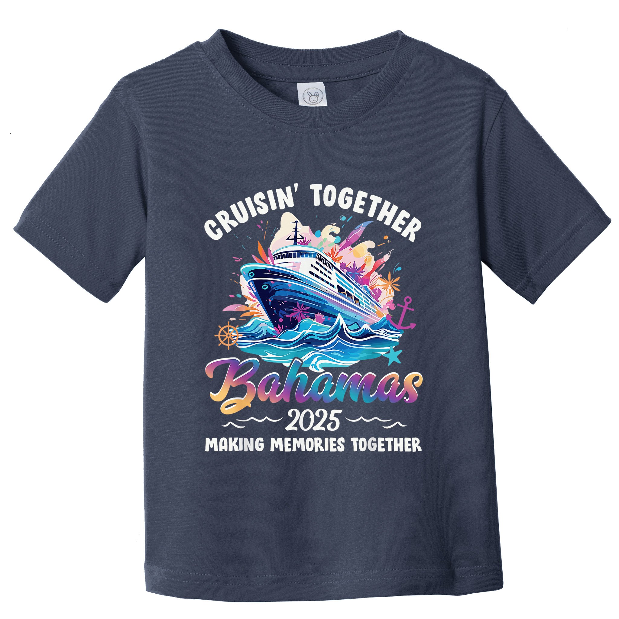 Cruisin Together Bahamas Vacation Beach 2025 Memories Squad Toddler T-Shirt