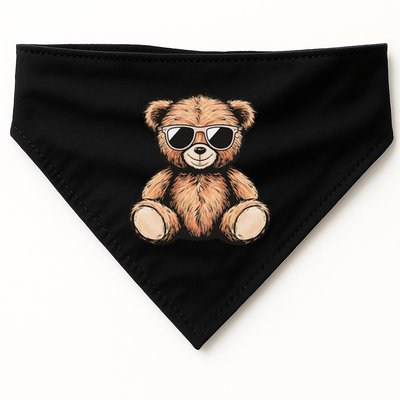 Cool Teddy Bear Women Casual Cute Funny Graphic USA-Made Doggie Bandana