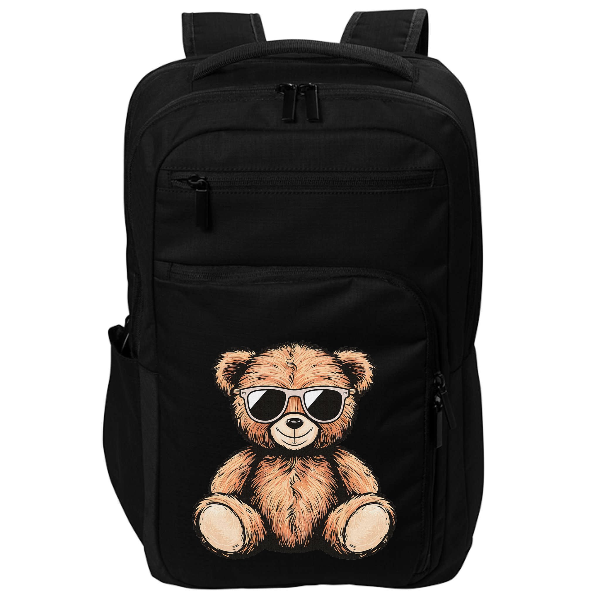 Cool Teddy Bear Women Casual Cute Funny Graphic Impact Tech Backpack