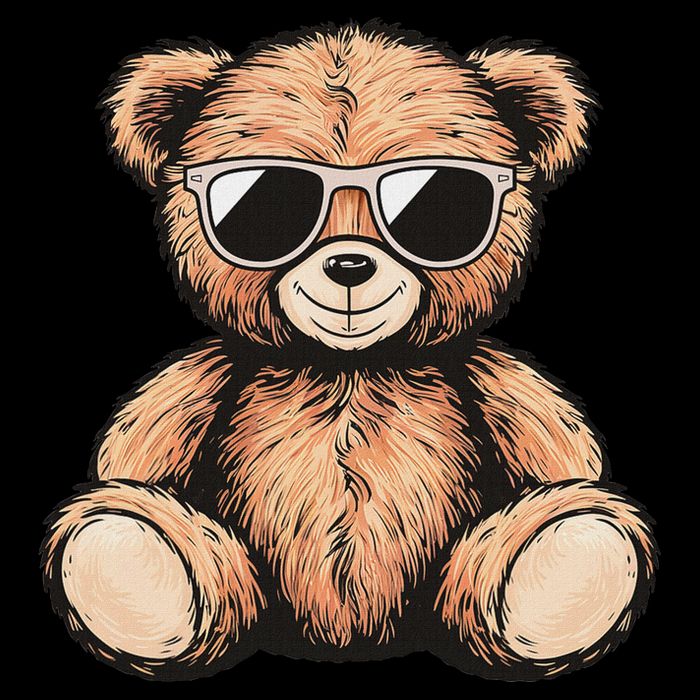 Cool Teddy Bear Women Casual Cute Funny Graphic Impact Tech Backpack