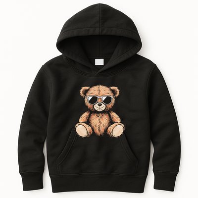 Cool Teddy Bear Women Casual Cute Funny Graphic Kids Hoodie