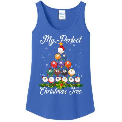 Christmas Tree Billiards Ugly Xmas Sweater Great Gift Ladies Essential Tank