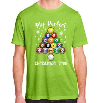 Christmas Tree Billiards Ugly Xmas Sweater Great Gift Adult ChromaSoft Performance T-Shirt