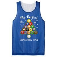 Christmas Tree Billiards Ugly Xmas Sweater Great Gift Mesh Reversible Basketball Jersey Tank