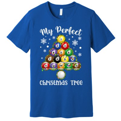 Christmas Tree Billiards Ugly Xmas Sweater Great Gift Premium T-Shirt