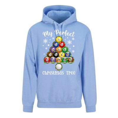 Christmas Tree Billiards Ugly Xmas Sweater Great Gift Unisex Surf Hoodie