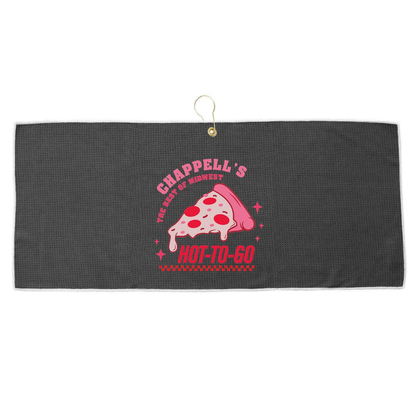 ChappellS The Best Of Midwest Hot To Go Large Microfiber Waffle Golf Towel