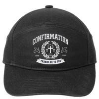 Confirmation Thanks Be To God Christian Catholic Jesus 7-Panel Snapback Hat