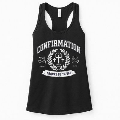 Confirmation Thanks Be To God Christian Catholic Jesus Womens Tank Top
