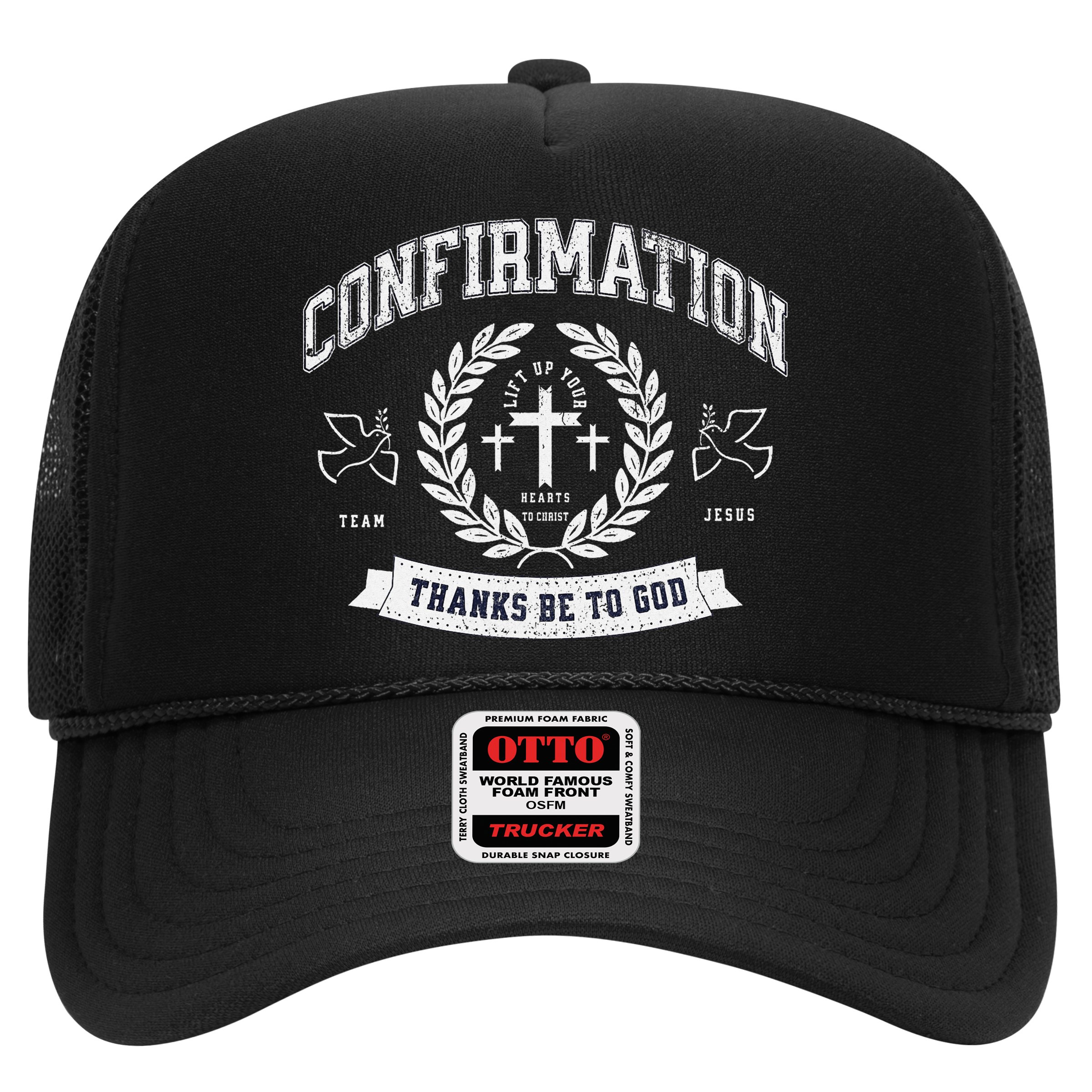 Confirmation Thanks Be To God Christian Catholic Jesus Hat