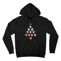 Christmas Baseball Tree Light Funny Xmas Sport Holiday Hoodie