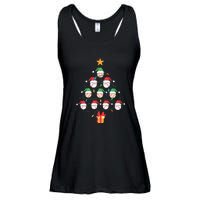 Christmas Baseball Tree Light Funny Xmas Sport Holiday Ladies Essential Flowy Tank