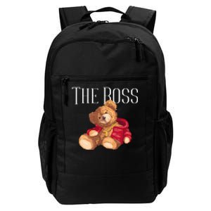 Cool Teddy Bear Dollar Sign Teddy Lover The Boss Bossy Daily Commute Backpack