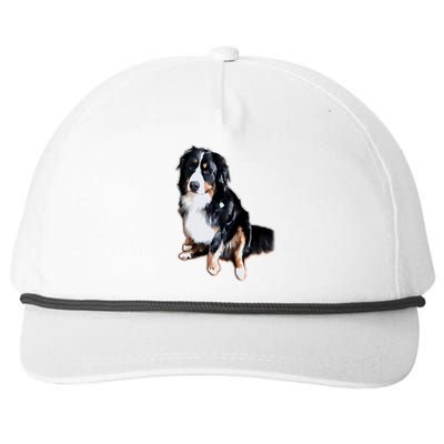 Celebrate The Bernese Mountain DogS Boundless Joy Mischief Snapback Five-Panel Rope Hat