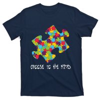 Choose To Be Kind Autism Puzzle Piece Gift T-Shirt