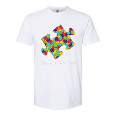 Choose To Be Kind Autism Puzzle Piece Gift Softstyle CVC T-Shirt