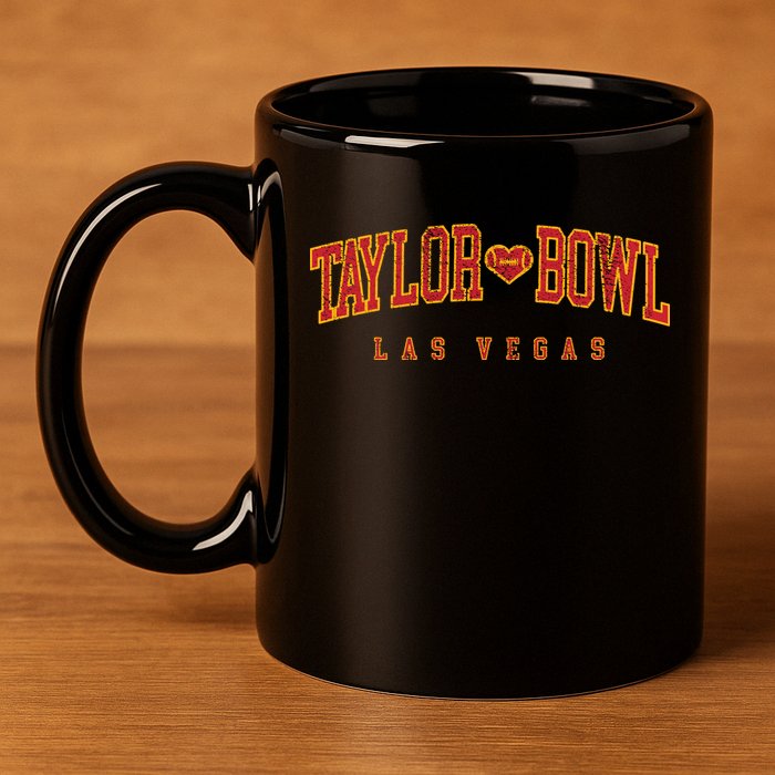 Cool Taylor Bowl Las Vegas 2024 11oz C Handle Ceramic Mug