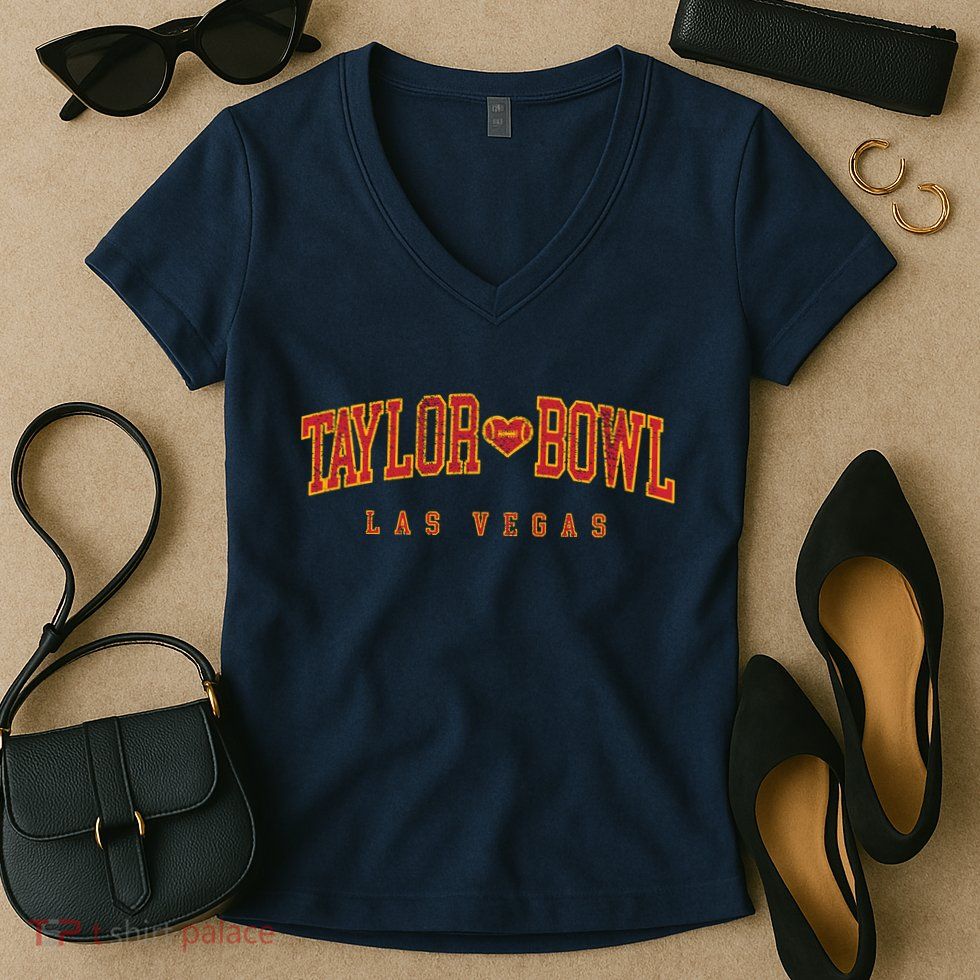 Cool Taylor Bowl Las Vegas 2024 Women's V-Neck T-Shirt