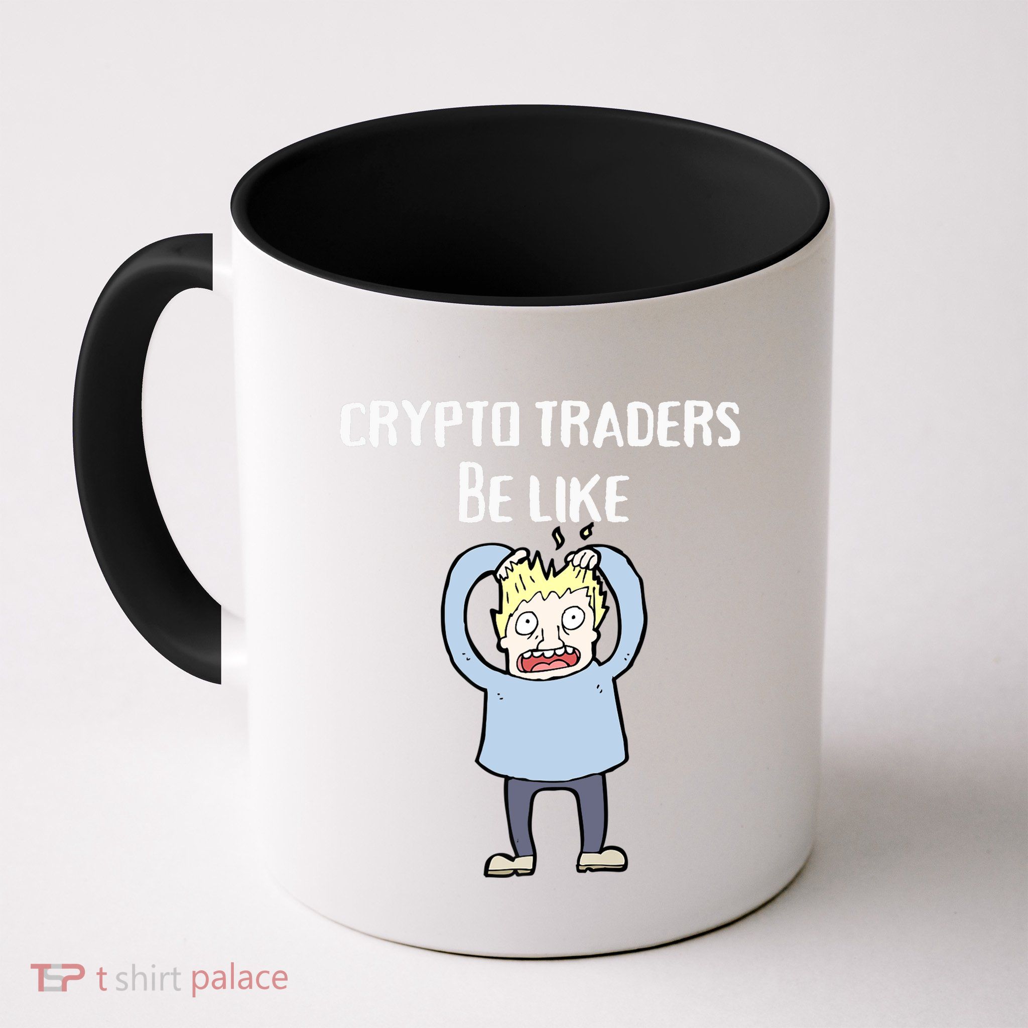 CRYPTO TRADERS BE LIKE Premium Mug