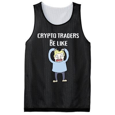 CRYPTO TRADERS BE LIKE Premium Mesh Reversible Basketball Jersey Tank