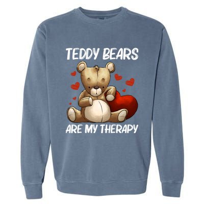 Cool Teddy Bear Gift Plush Stuffed Toy Animal Funny Gift Garment-Dyed Sweatshirt