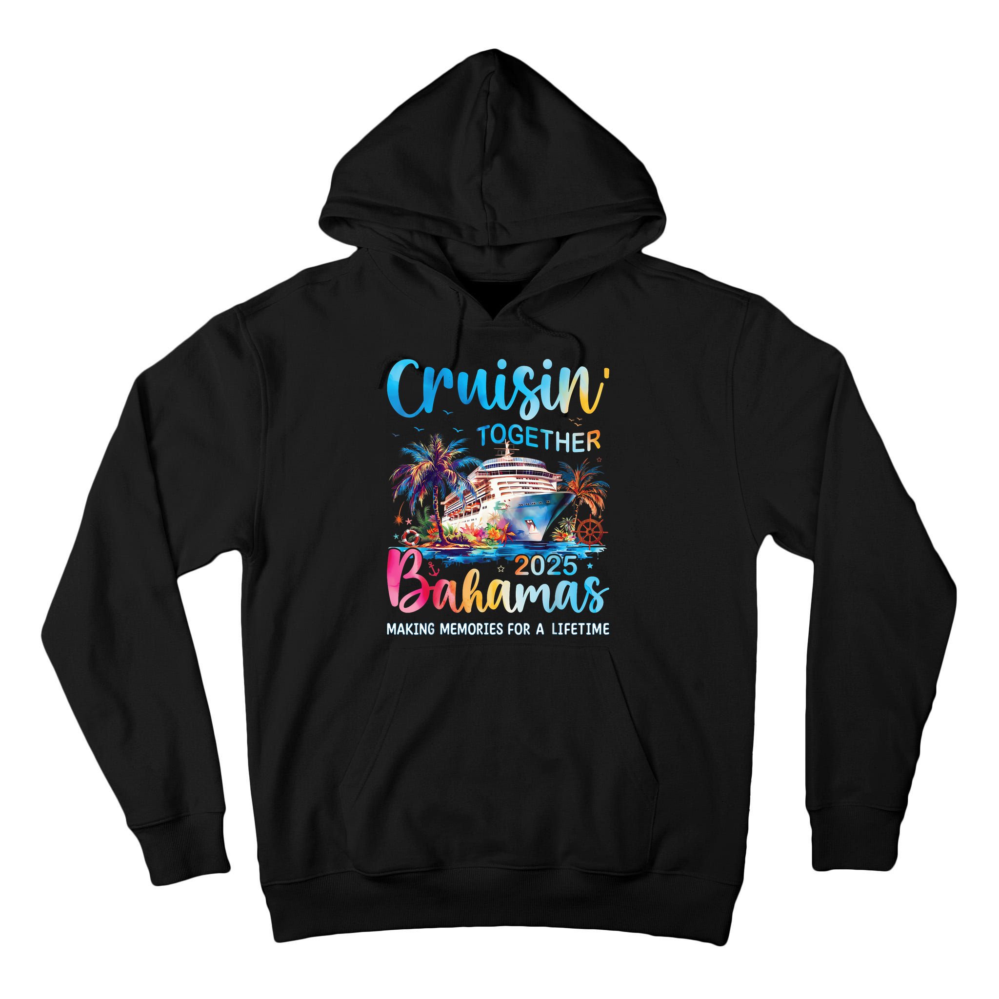 Cruisin Together Bahamas 2025 Family Cruise Bahamas Vacation Tall Hoodie