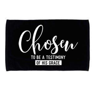 Chosen To Be A Testimony Of His Grace Christian Faith Microfiber Hand Towel