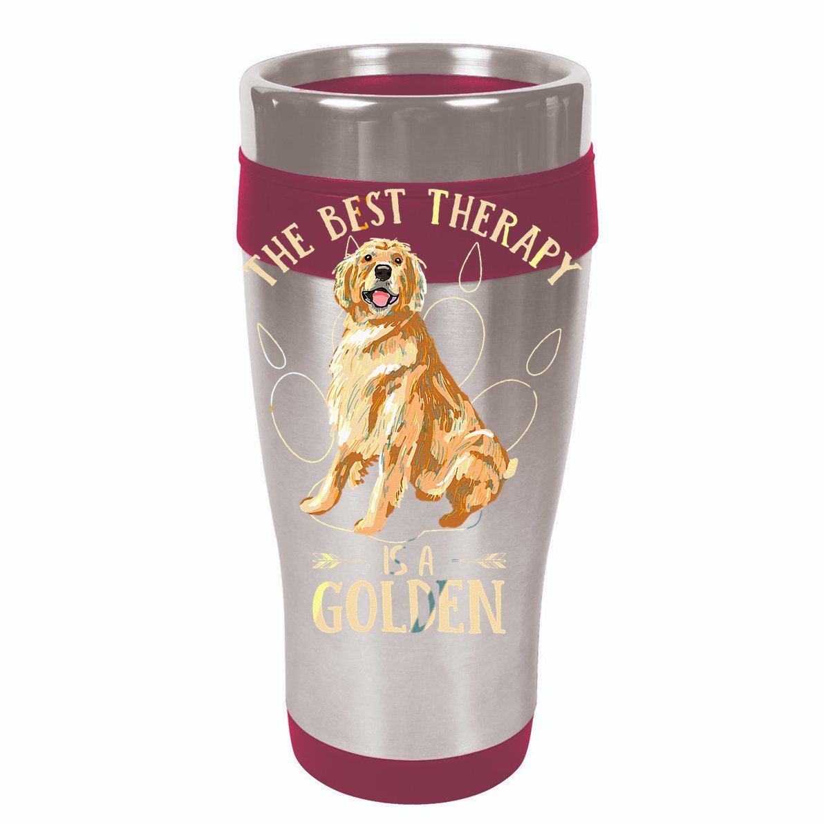 Colorful The Best Therapy Is A Golden Retriever Puppy Lover Doggie Tank