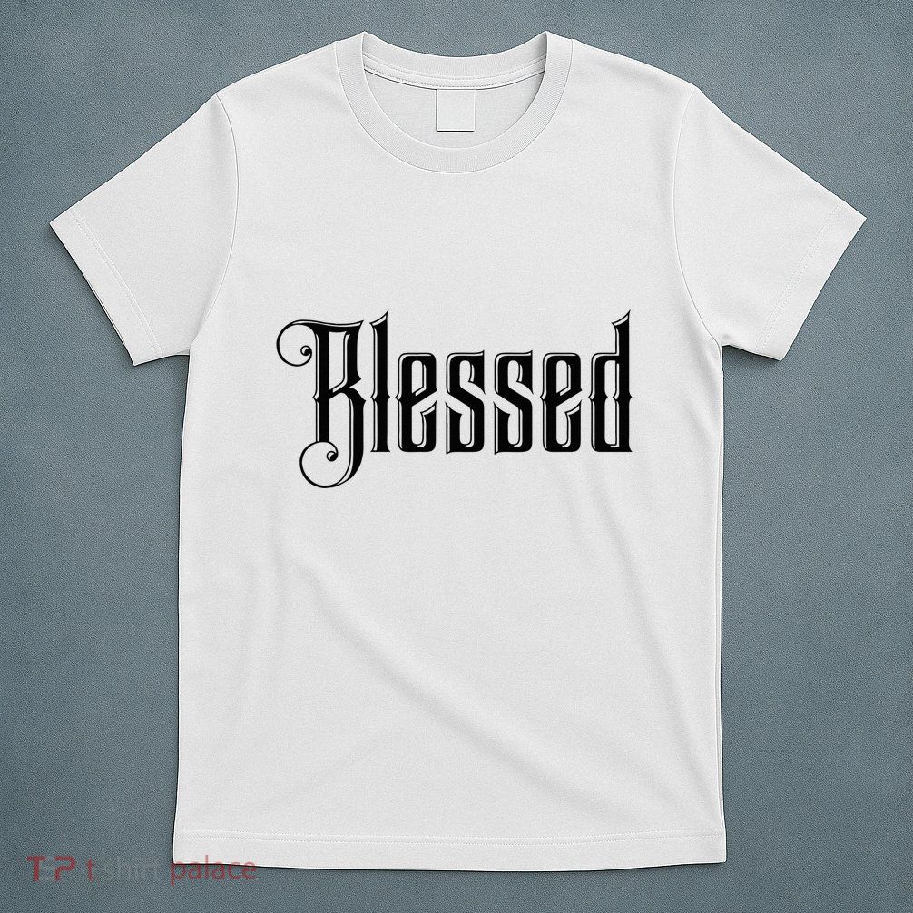 Christian T Blessed Black Bible Verses T-Shirt