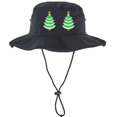 Christmas Tree Boobs Xmas Snow Funny Tree Boobs Gifts Legacy Cool Fit Booney Bucket Hat