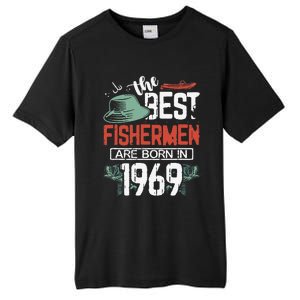 Cute The Best Fisherman Are Born In 1969 Fishing Hat Trout Boat Tall Fusion ChromaSoft Performance T-Shirt