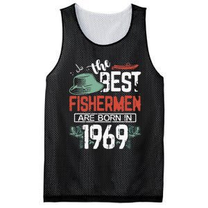 Cute The Best Fisherman Are Born In 1969 Fishing Hat Trout Boat Mesh Reversible Basketball Jersey Tank