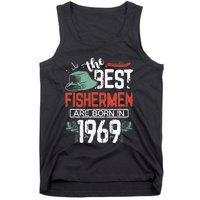 Cute The Best Fisherman Are Born In 1969 Fishing Hat Trout Boat Tank Top