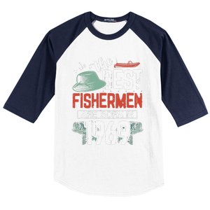 Cute The Best Fisherman Are Born In 1969 Fishing Hat Trout Boat Baseball Sleeve Shirt