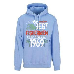 Cute The Best Fisherman Are Born In 1969 Fishing Hat Trout Boat Unisex Surf Hoodie