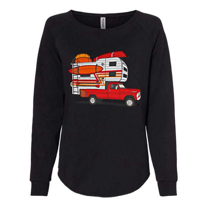 Camping Truck Boats Watercraft Kayaks And Paddleboards Cool Gift Womens California Wash Sweatshirt