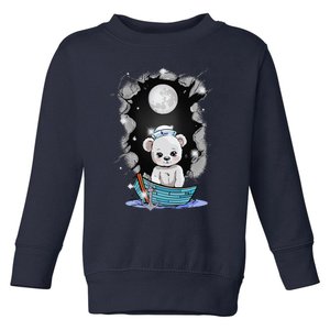 Cute Teddy Bear Teddy Bear Sailor Mystical Maritime Child Toddler Sweatshirt