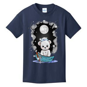 Cute Teddy Bear Teddy Bear Sailor Mystical Maritime Child Kids T-Shirt