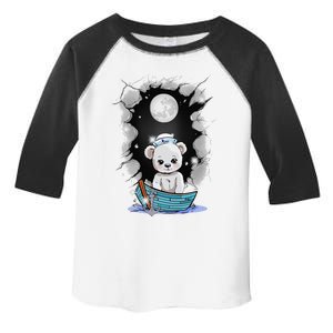 Cute Teddy Bear Teddy Bear Sailor Mystical Maritime Child Toddler Fine Jersey T-Shirt