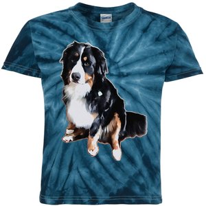 Celebrate The Bernese Mountain DogS Boundless Joy Mischief Kids Tie-Dye T-Shirt