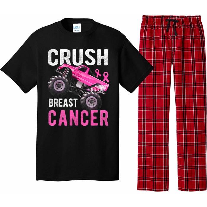 Crush Truck Breast Cancer Pajama Set