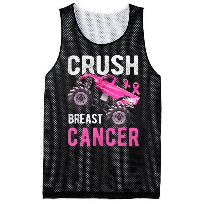 Crush Truck Breast Cancer Mesh Reversible Basketball Jersey Tank